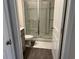 Bathroom with shower and toilet at 6605 Colonial Dr., Myrtle Beach, SC 29572