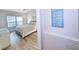 Main bedroom with a king-size bed and coastal decor at 663 Pinehurst Dr. # 93C, Pawleys Island, SC 29585