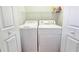 Convenient laundry closet with washer and dryer at 663 Pinehurst Dr. # 93C, Pawleys Island, SC 29585