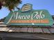Sign for the Marco Polo Poolside Grill at 6900 N Ocean Blvd. # 614, Myrtle Beach, SC 29572