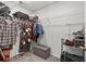 Large walk-in closet with ample shelving and hanging space at 7015 River Bridge Ct, Myrtle Beach, SC 29579