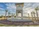 Community entrance with a water fountain at 7015 River Bridge Ct, Myrtle Beach, SC 29579