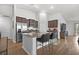Modern kitchen with stainless steel appliances and granite countertops at 7015 River Bridge Ct, Myrtle Beach, SC 29579