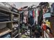 Walk-in closet with ample shelving and hanging space at 803 B Rufus St., Conway, SC 29526