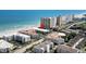 Aerial view showcasing the condo's location near the beach and other buildings at 9560 Shore Dr. # 3A, Myrtle Beach, SC 29572