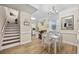 Bright dining area with white table and chairs at 1023 Marthas Way, North Myrtle Beach, SC 29582