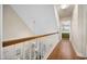 Upstairs hallway offering views of the living room and bedroom at 1023 Marthas Way, North Myrtle Beach, SC 29582