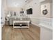 Bright living room with hardwood floors and comfortable seating at 1023 Marthas Way, North Myrtle Beach, SC 29582