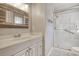 Bathroom with vanity, large shower, and updated fixtures at 104 Osprey Cove Loop, Myrtle Beach, SC 29588