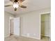 Bedroom with ceiling fan, walk-in closet, and access to bathroom at 104 Osprey Cove Loop, Myrtle Beach, SC 29588