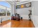 Home office with large window and hardwood floors at 117 Ashley River Rd., Myrtle Beach, SC 29588