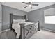 Serene bedroom with a gray color scheme and comfortable bed at 1584 Swing Bridge Way, Myrtle Beach, SC 29588