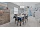 Dining room with six chairs and a dark wood table at 1584 Swing Bridge Way, Myrtle Beach, SC 29588