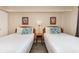 Two twin beds in a well-lit bedroom at 161 Seawatch Dr. # 610, Myrtle Beach, SC 29572