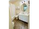 Clean bathroom with white vanity and tub at 1650 Deercreek Rd., Surfside Beach, SC 29575