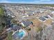 Aerial view showcasing home's location in a residential neighborhood at 169 Riverwatch Dr., Conway, SC 29527