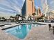 Refreshing pool area with lounge chairs and ocean views at 1906 S Ocean Blvd. # 108A, Myrtle Beach, SC 29577