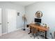 Home office featuring a wooden desk, comfortable chair, and good lighting at 2024 Willow Run Dr., Little River, SC 29566