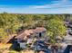 Aerial view of condo community near golf course and ocean at 204 Pipers Glenn # 204, Myrtle Beach, SC 29575