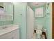 Simple bathroom with shower/tub, toilet and vanity at 205 56Th Ave. N, North Myrtle Beach, SC 29582