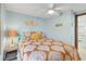 Bright bedroom with a double bed and coastal decor at 205 56Th Ave. N, North Myrtle Beach, SC 29582