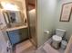 Bathroom with vanity, toilet, and a shower stall at 2228 Oyster Cove, Murrells Inlet, SC 29576