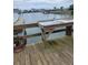 Dock with a cleaning station and water views at 2228 Oyster Cove, Murrells Inlet, SC 29576