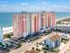 Oceanfront resort view with multiple buildings and parking at 2801 S Ocean Blvd. # 1131, North Myrtle Beach, SC 29582