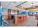 Full bar with seating and modern finishes at 2801 S Ocean Blvd. # 1131, North Myrtle Beach, SC 29582