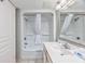 Clean bathroom with tub and shower combination at 2801 S Ocean Blvd. # 1131, North Myrtle Beach, SC 29582