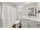 Clean bathroom with white vanity, toilet and shower at 34 Pipedown Way, Pawleys Island, SC 29585