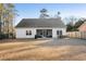 House exterior view, showcasing backyard at 34 Pipedown Way, Pawleys Island, SC 29585