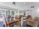 Open concept dining room with adjacent living room at 35 Easter Lilly Ct., Murrells Inlet, SC 29576