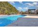 Inviting swimming pool with spacious deck at 3737 Kingsley Dr., Myrtle Beach, SC 29588