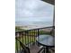 Balcony view of the ocean from condo at 417 S Dunes Dr., Pawleys Island, SC 29585