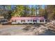 Aerial view of a ranch-style home with red roof at 45 Steve Carmichael Rd., Hemingway, SC 29554