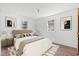 Main bedroom with a bed, rug, and neutral color scheme at 45 Steve Carmichael Rd., Hemingway, SC 29554