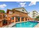 Two-story house with large deck and pool at 4501 S Ocean Blvd., North Myrtle Beach, SC 29582