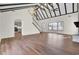 Open living space with high ceilings and hardwood floors at 47 Byers Trail, Pawleys Island, SC 29585