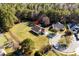 High-angle aerial view of house and lot at 518 Cordgrass Ln., Little River, SC 29566