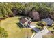 Aerial view of house, yard, and neighborhood at 518 Cordgrass Ln., Little River, SC 29566