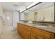 Bathroom with double vanity and granite countertops at 5308 N Ocean Blvd. # 601, Myrtle Beach, SC 29577