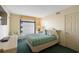 Guest bedroom with a comfortable bed and ocean view at 5308 N Ocean Blvd. # 601, Myrtle Beach, SC 29577