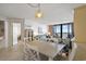 Dining area with table and chairs near living room and kitchen at 5308 N Ocean Blvd. # 601, Myrtle Beach, SC 29577