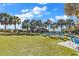 Relaxing beachfront lawn with lounge chairs and cornhole at 5308 N Ocean Blvd. # 701, Myrtle Beach, SC 29577