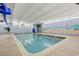 Indoor heated pool and hot tub at 5308 N Ocean Blvd. # 701, Myrtle Beach, SC 29577