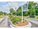 Community entrance sign for River Oaks Golf Plantation at 557 White River Dr. # 12A, Myrtle Beach, SC 29579