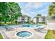 Relaxing hot tub area near the pool at 557 White River Dr. # 12A, Myrtle Beach, SC 29579