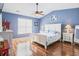 Bright main bedroom with hardwood floors, and a ceiling fan at 569 Miromar Way, Myrtle Beach, SC 29588