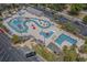 Aerial view of resort-style waterpark at 5905 South Kings Hwy. # 4205, Myrtle Beach, SC 29575